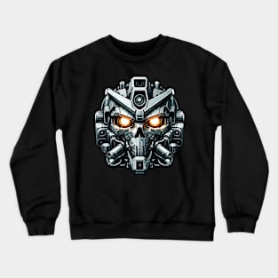 Biomech Skull S01 D28 Crewneck Sweatshirt